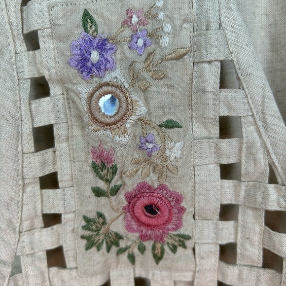 Vintage Floral Vest - Picture 2 of 4